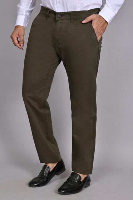 Dark Green Trouser For Mens
