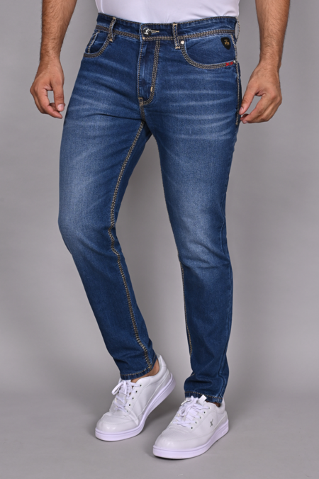 Blue Ankle Fit Jenas For Men,s