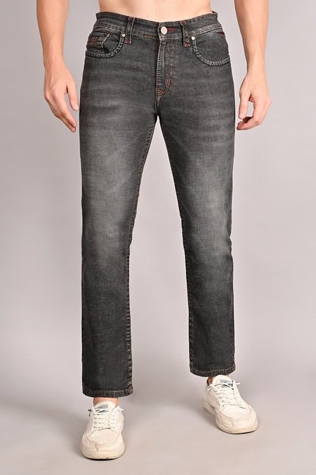 Carbon Semi Boot Cut Jeans For Mens