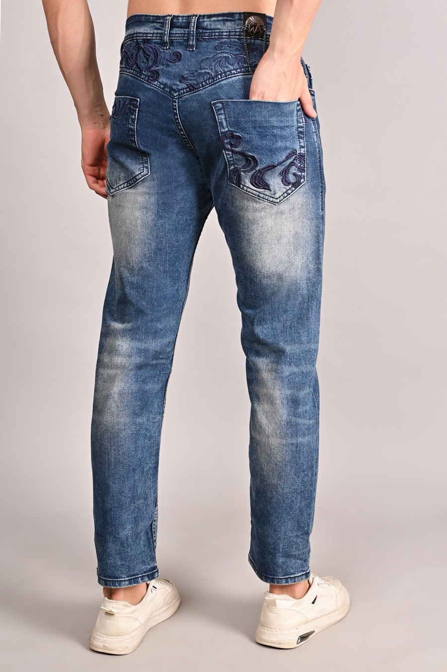 Blue Narrow Fit Jeans