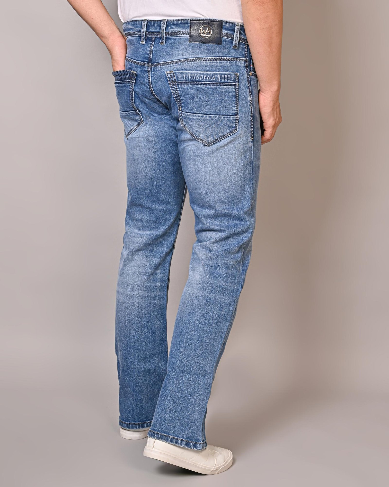 Vintage Blue Men’s Bootcut Denim Jeans