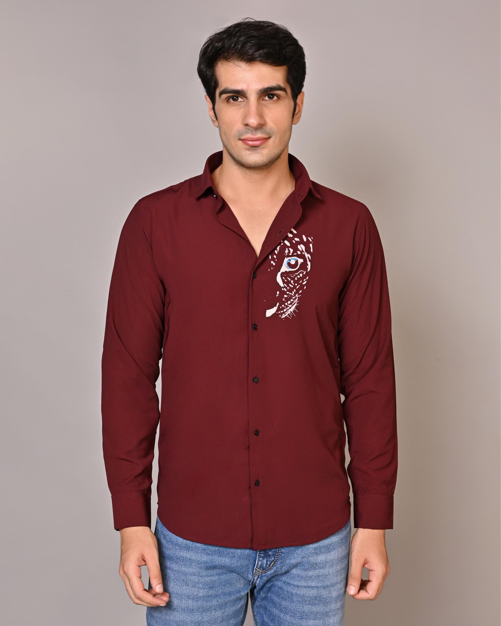WHITE APPLE DESIGNER WINE SHIRTS FOR MEN
