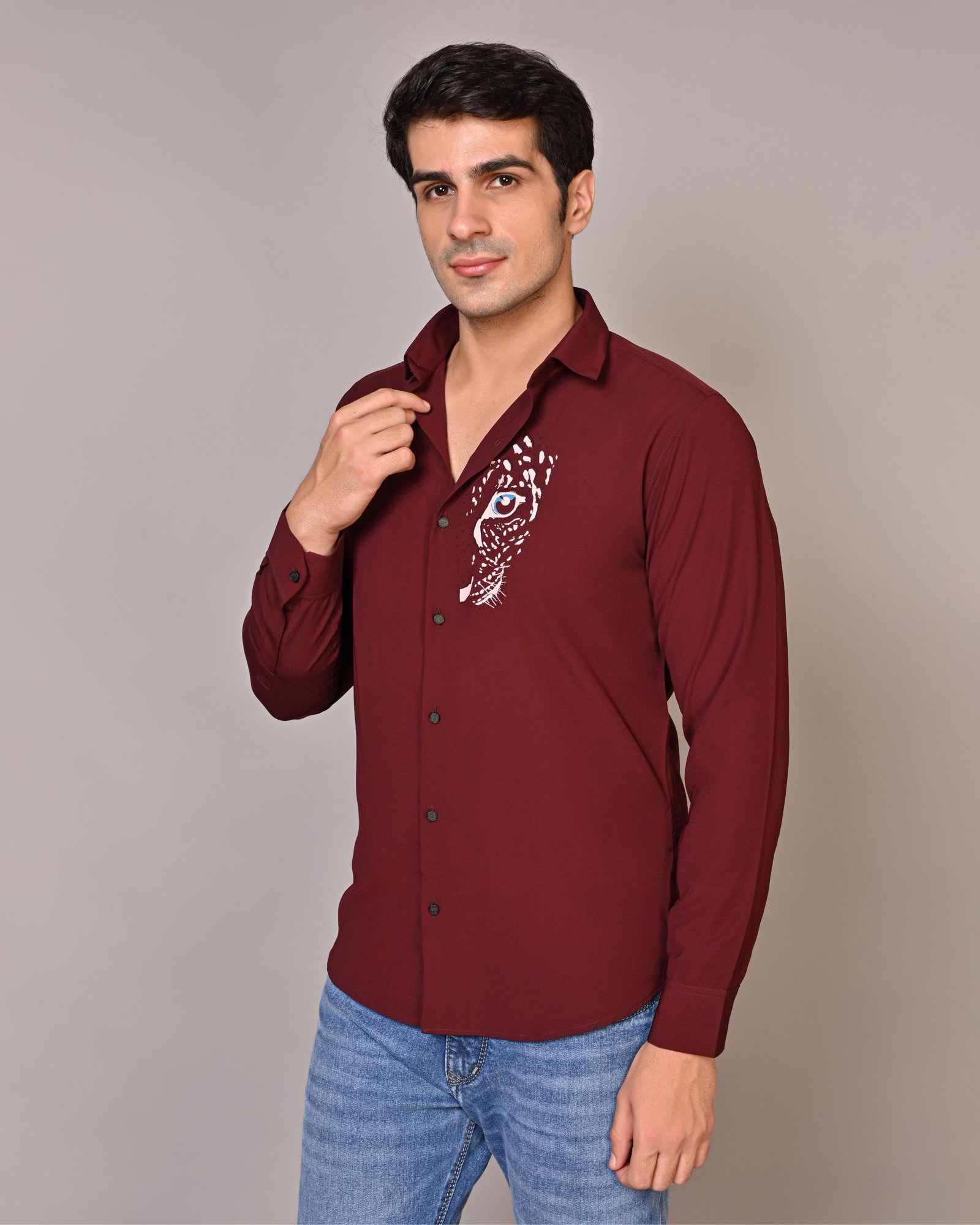 WHITE APPLE DESIGNER WINE SHIRTS FOR MEN